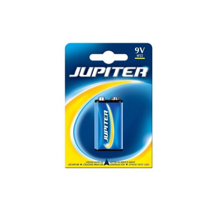 Jupiter Pack de 1 Pila Salina 6F22 - Pila Salina para Aparatos de Bajo Consumo
