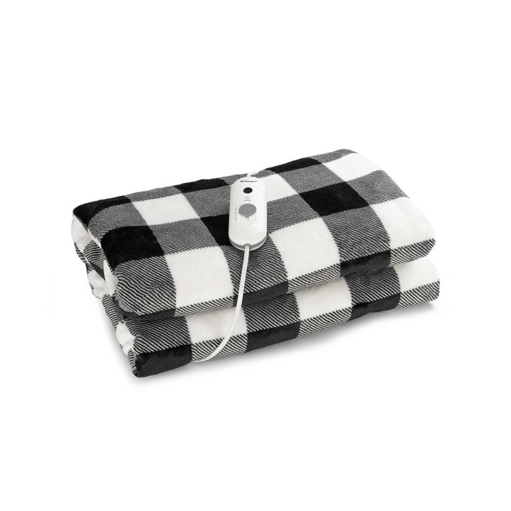 Orbegozo MAH 2510 Manta Electrica de Franela Polar - Potencia 120W - 3 Niveles de Temperatura - Selector con Indicador Luminoso