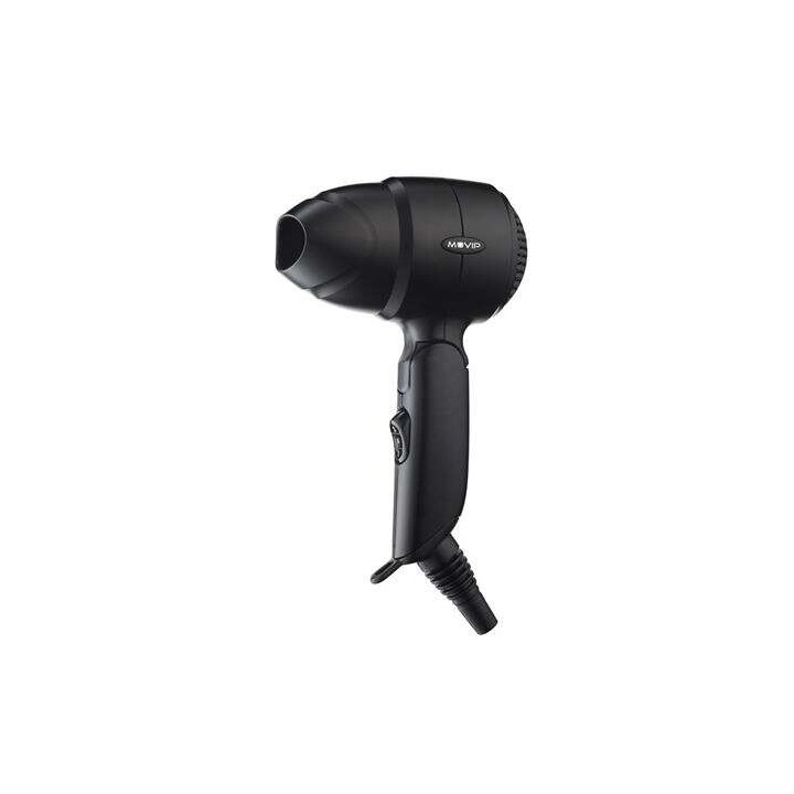 Muvip Secador de Pelo de Viaje 1200W - Plegable - Motor DC - 2 Velocidades - Gancho para Colgar