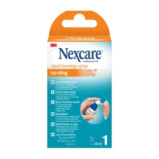 Nexcare Aposito Liquido - 18ml - Sin Alcohol - Secado Rapido - Impide Entrada de Agua - Transpirable - Color Transparente