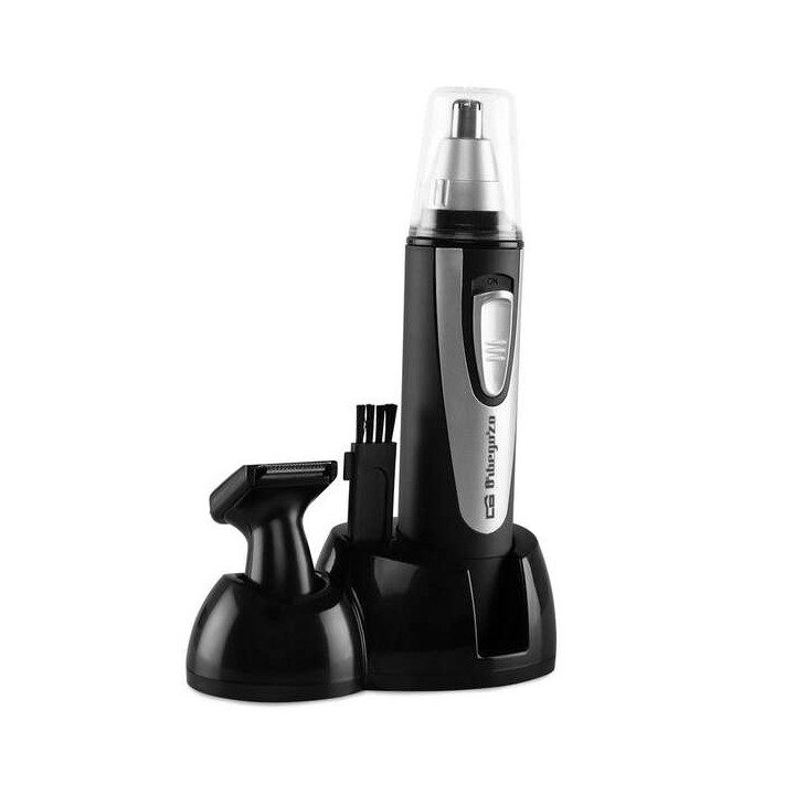 Orbegozo NO 3500 Corta Pelos - Practico y Seguro para Nariz - Orejas - Barba y Bigote - Resistente al Agua - sin Cables - Cabeza