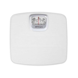 Orbegozo PB 2011 Bascula de Baño Mecanica Elegante y Practica - Superficie Antideslizante - Diseño Compacto - Capacidad de 130 K