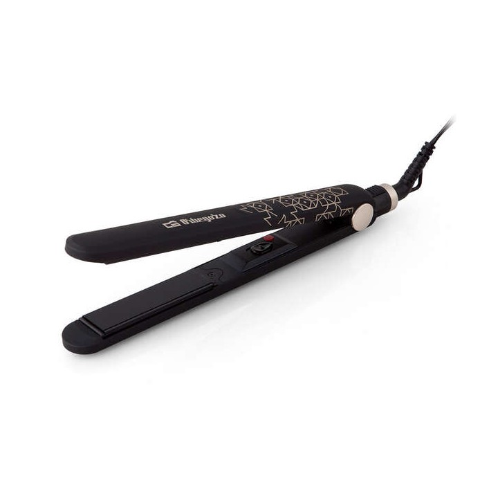 Orbegozo Plancha de Pelo Ceramica Profesional - Resultados Rapidos y Seguros - Diseño Ergonomico y Compacto - Cable Giratorio de