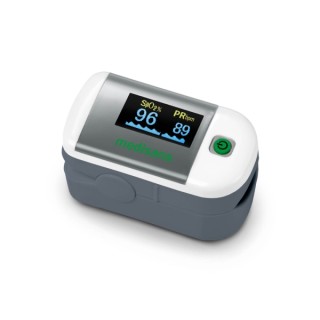 Medisana PM100 Pulsioximetro Digital de Dedo con Pantalla OLED - Medicion de Saturacion de Oxigeno SpO2 y Frecuencia Cardiaca -