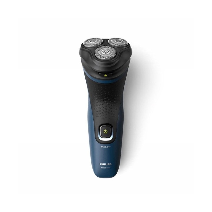 Philips S1151/00 Afeitadora Electrica Series 1000 Wet & Dry - 3 Cabezales Flexibles 3D - Afeitadora 100% Lavable IPX7 - Uso Inal