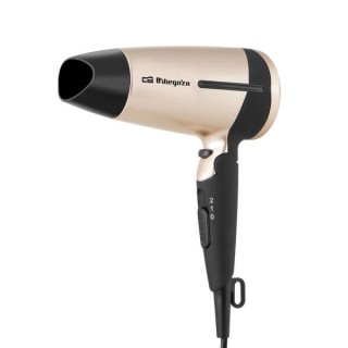 Orbegozo SE 1600 Secador Plegable de Viaje - Potente y Compacto - 2 Niveles de Temperatura - Pulsador de Aire Frio - Proteccion