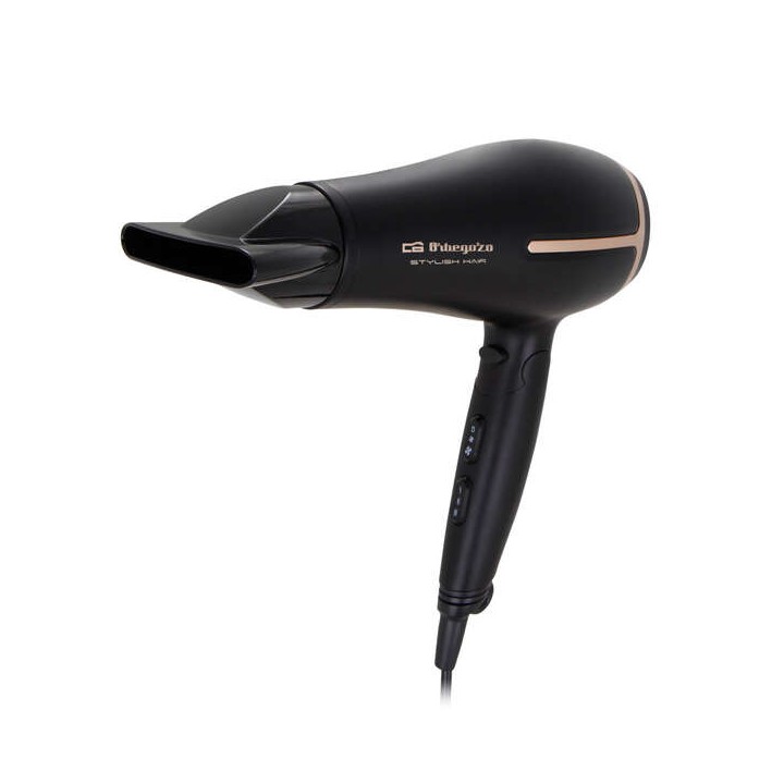 Orbegozo Secador Plegable Profesional - Potencia y Comodidad en un Diseño Compacto - 3 Niveles de Temperatura - 2 Velocidades -