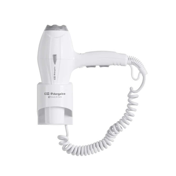 Orbegozo SEH 1800 Secador de Pelo Profesional - Potente Motor AC - 2 Velocidades y 3 Temperaturas - Base para Colgar - Filtro Ex