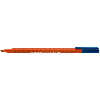 Staedtler Triplus Color 323 Rotulador de Punta Fina - Trazo 1mm Aprox - Tinta Base de Agua - Color Naranja Kalahari