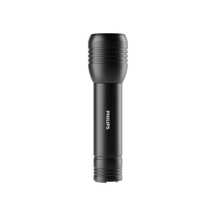 Philips Linterna LED - Funcion Powerbank - IPX4 - 200 Lumenes - Recargable - Color Negro