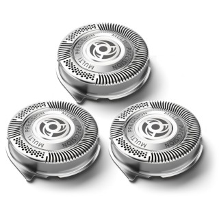 Philips Pack de 3 Cabezales de Recambio para Afeitadoras Serie 5000 - Cuchillas Autoafilables - Seguimiento de Contornos - Color