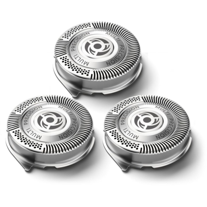 Philips Pack de 3 Cabezales de Recambio para Afeitadoras Serie 5000 - Cuchillas Autoafilables - Seguimiento de Contornos - Color