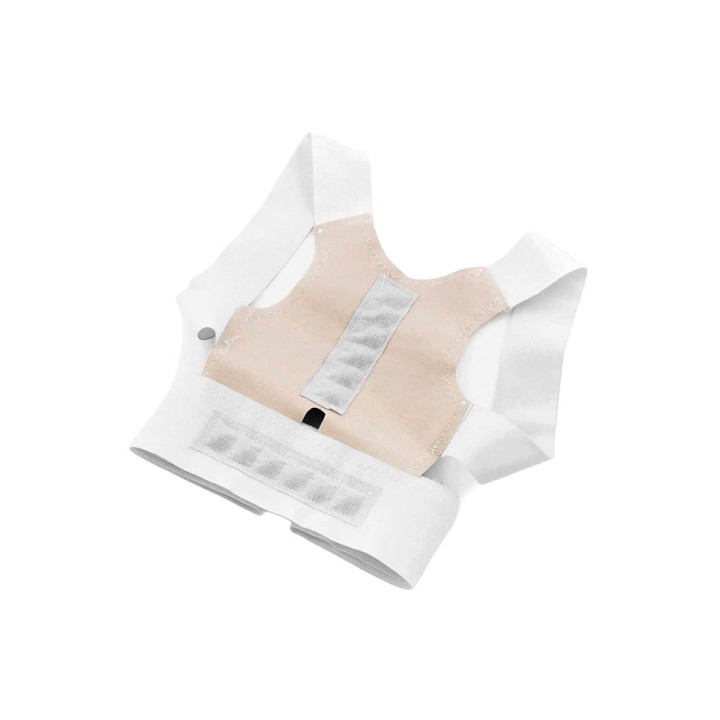 Innovagoods Corrector de Postura - Facil Limpieza - Magnetico - Unisex - Talla Unica - Cierre con Velcro - 95-110cm - Color Beig