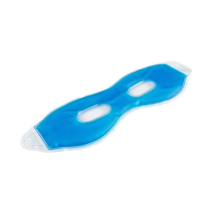 Innovagoods Ageyes Antifaz Relajante - Efecto Frio y Calor - PVC - Gel de Silicona - 23x7cm - Color Azul