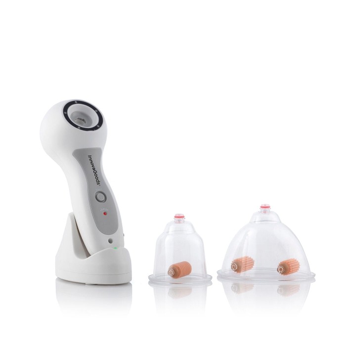 Innovagoods Aparato Anticelulitico de Vacumterapia Pro - Intensidad Regulable - Recargable por USB - Incluye Rodillos de Succion