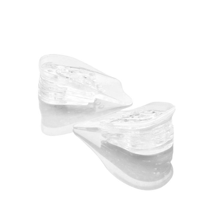 Innovagoods Pack de 10 Plantillas Elevadoras - Silicona - Antideslizante - Aumenta Estatura en 5.5cm - Color Transparente