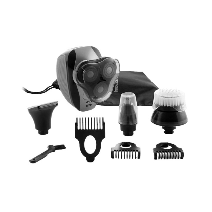 Innovagoods Shavestyler Afeitadora 5 en 1 - Autonomia 45min - Bateria 600mAh - IPX7 - Recargable - Acero Inoxidable - Multifunci