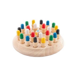 Innovagoods Taeda Ajedrez de Memoria - Madera - 26 Piezas - 17x6cm - Multicolor