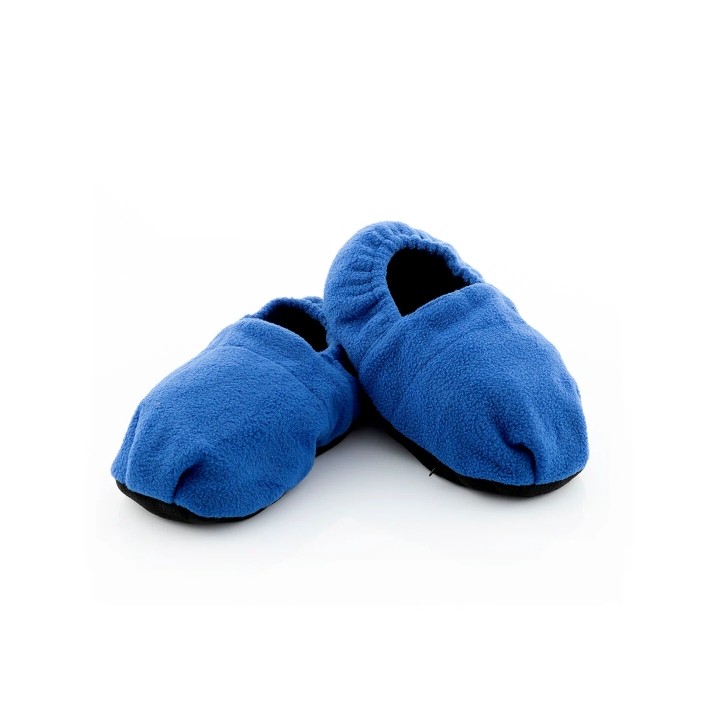 Innovagoods Zapatillas de Casa Calentables en Microondas - Facil Limpieza - Sacos con Perlas de Arcilla - Poliester - Unisex - T