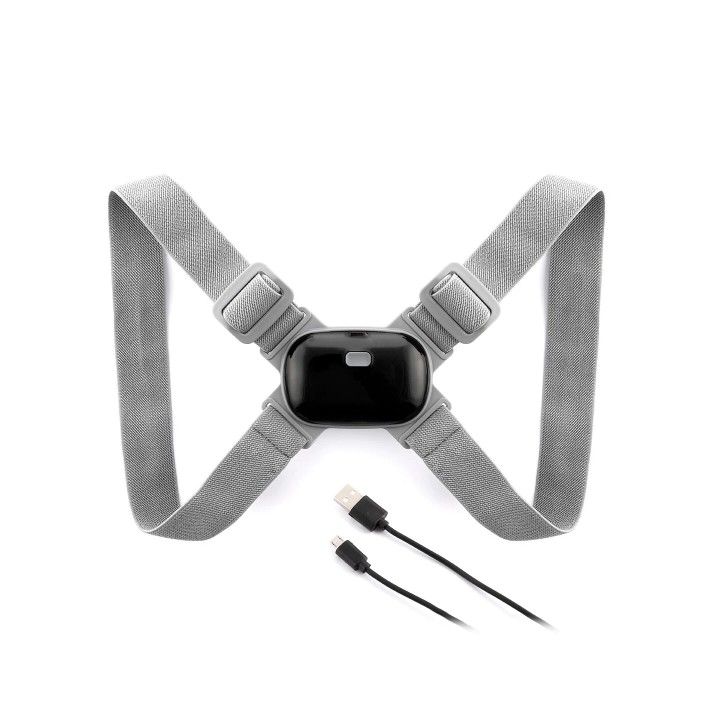 Innovagoods Viback Entrenador de Postura Inteligente - Bateria 400mAh - Aviso por Vibracion - Pantalla LCD - Recargable - Unisex