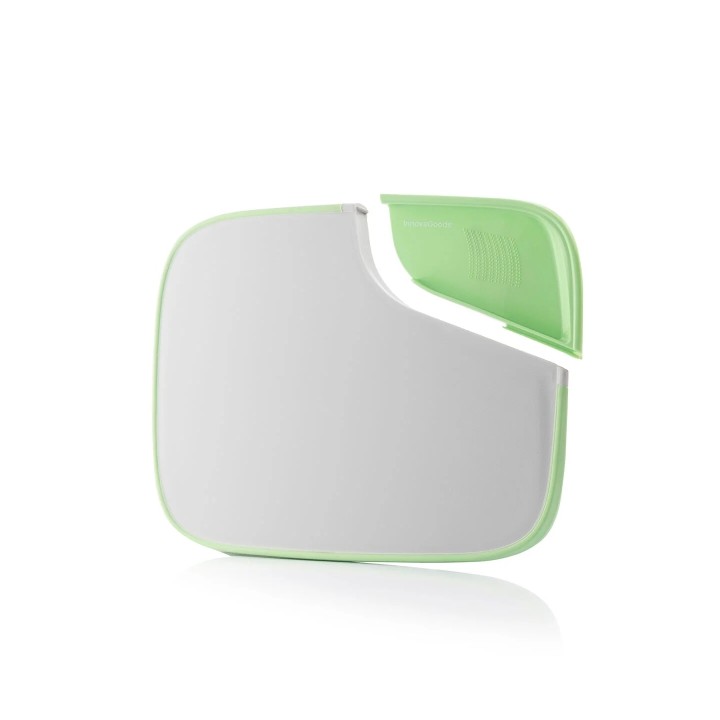 Innovagoods Reblok Tabla de Cortar - Reversible - Apto Lavavajillas - Multifuncion - Antideslizante - Libre de BPA - Antigoteo y