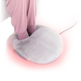 Innovagoods Calentador Electrico de Pies - Potencia 2100W - Cable 155cm - Temperatura Regulable - Antideslizante - Facil Limpiez