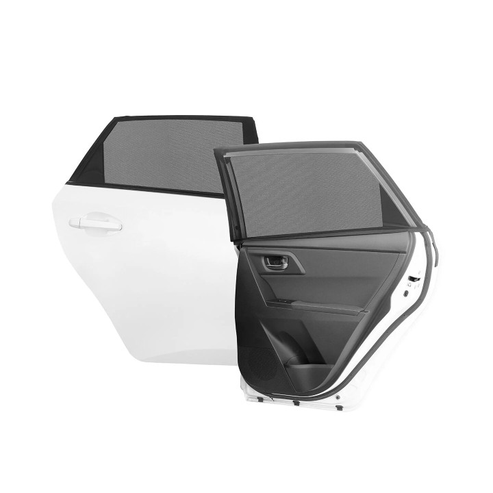 Innovagoods UVlock Pack de 2 Mallas Parasol para Ventanilla - Multifuncion - Facil Limpieza - Proteccion UV - Incluye Velcros Ad