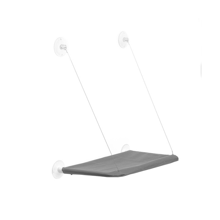 Innovagoods Catlax Hamaca Colgante para Gatos - Tela Transpirable - Firme Sujecion - Multiposicion - Facil Instalacion - Ligero