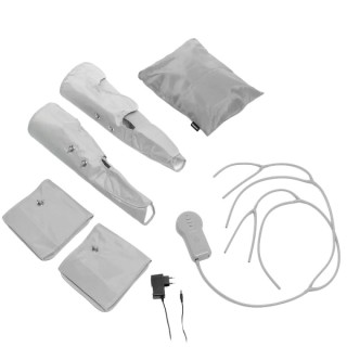 Innovagoods Maspres Masajeador de Piernas por Compresion de Aire - Cable 90cm - Presion hasta 96kPa - 4 Niveles de Intensidad -