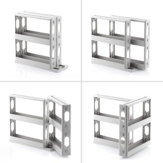 Innovagoods Rispick Organizador de Especias - Polipropileno - Antideslizante - Facil Limpieza - Deslizante - Pivotante - Capacid