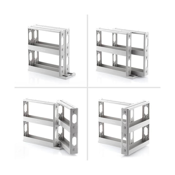 Innovagoods Rispick Organizador de Especias - Polipropileno - Antideslizante - Facil Limpieza - Deslizante - Pivotante - Capacid