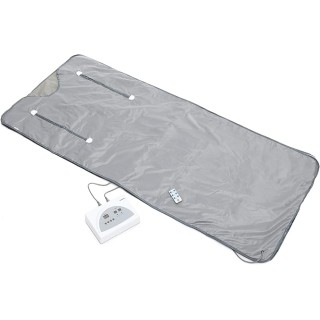 Innovagoods Bedna Manta Sauna de Calor Infrarrojo - 650W - 2 Cables de 150cm - Pantalla LED - Temperatura Regulable - Plegable -