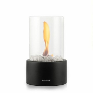 Innovagoods Heatfir Chimenea de Mesa de Bioetanol - Capacidad 150ml - Decorativa - Autonomia de 60min Cada 100ml - sin Humo - 2
