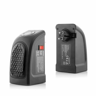 Innovagoods Heatpod Mini Calefactor Portatil - Potencia 400W - 2 Velocidades - Pantalla LED - Temperatura Regulable - Temporizad