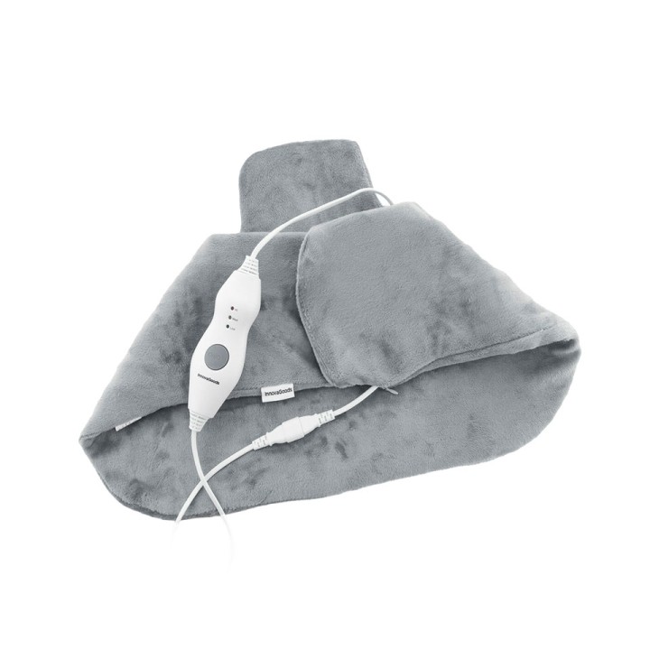 Innovagoods Sholkad Almohadilla Electrica para Cuello y Hombros - 70W - Cable 230cm - Funcion Calor - Apagado Automatico - Contr