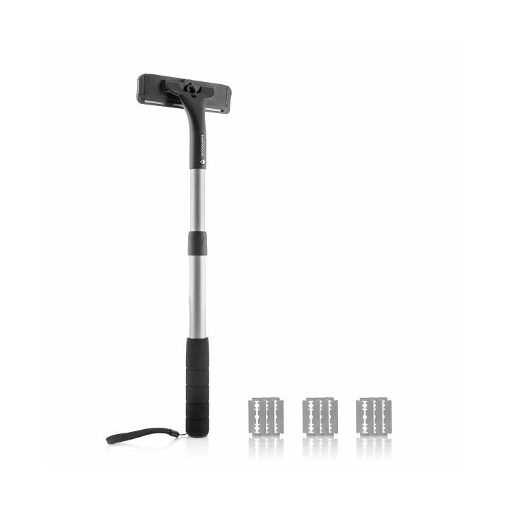Innovagoods Extaver Afeitadora Corporal con Mango Extensible - Aluminio - Antideslizante - Facil Limpieza - Longitud de 36 a 54c
