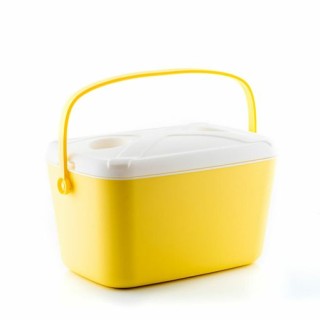 Innovagoods Lilty Nevera Portatil Rigida - Capacidad 15L - Asa de Transporte - Tapa Bandeja - Estilo Retro - Facil Limpieza - 43