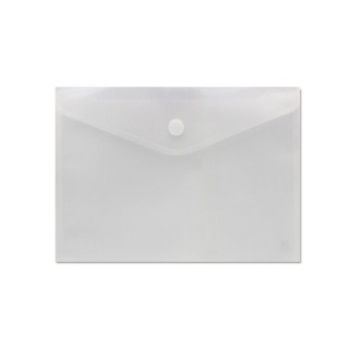 Sobre Portadocumentos A4 - Cierre de Velcro - Fabricado en Polipropileno - Medidas 325x230mm - Transparente