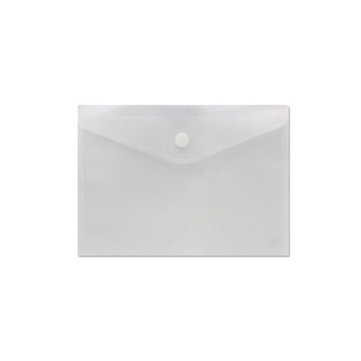 Sobre Portadocumentos A4 - Cierre de Velcro - Fabricado en Polipropileno - Medidas 325x230mm - Transparente