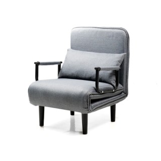 Innovagoods Softfa Sofa Cama Individual 4 en 1 - Soporta hasta 150kg - Respaldo Reclinable - Plegable - Multifuncion - Pies Anti