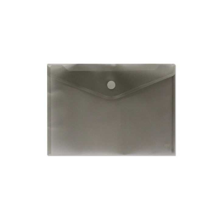 Sobre Portadocumentos A4 - Cierre de Velcro - Fabricado en Polipropileno - Medidas 325x230mm - Negro Transparente