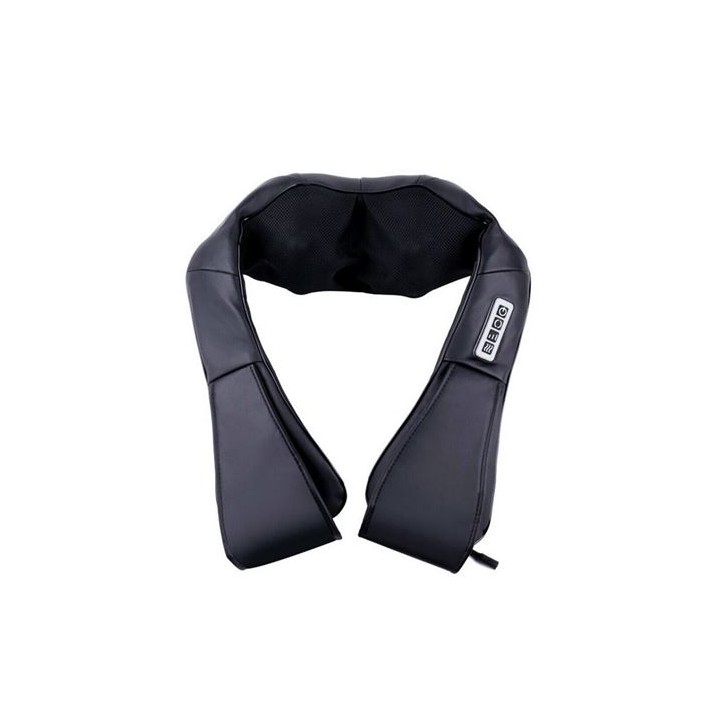 XO FG09 Masajeador de Cuello con Calor - 3 Niveles - 30W - Adaptador y Cable para Coche - Color Negro