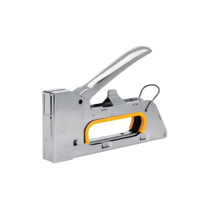 Rapid PRO R23 Clavadora/Grapadora - Para Grapas Nº13/4-8mm - Sin Retroceso - Funcion de Bloqueo - Color Cromado