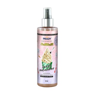 Prady Brilli Brilli Body & Hair Mist Sweet Macadamia - Frasco de 250 ml - Spray Pulverizador