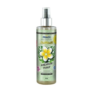Prady Brilli Brilli Body & Hair Mist Hawaiian Tiare - Frasco de 250 ml - Spray Pulverizador