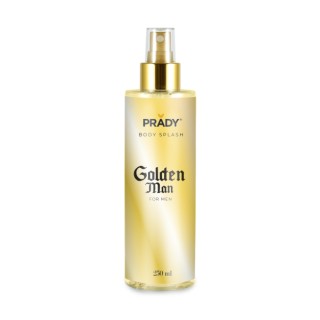 Prady Body Splash Golden Man - Frasco de 250 ml - Spray Pulverizador