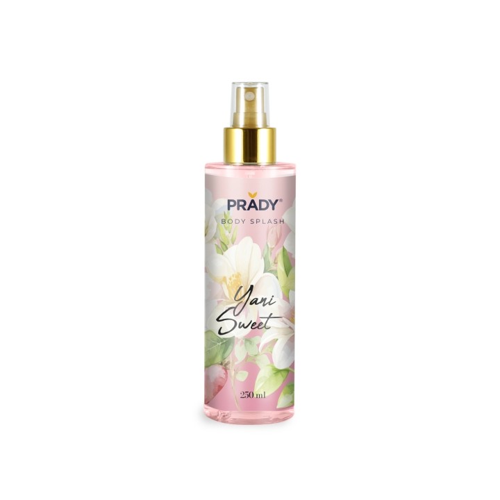 Prady Body Splash Yani Sweet - Frasco de 250 ml - Spray Pulverizador