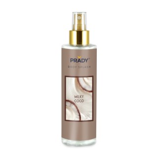 Prady Body Splash Milky Coco - Frasco de 250 ml - Spray Pulverizador