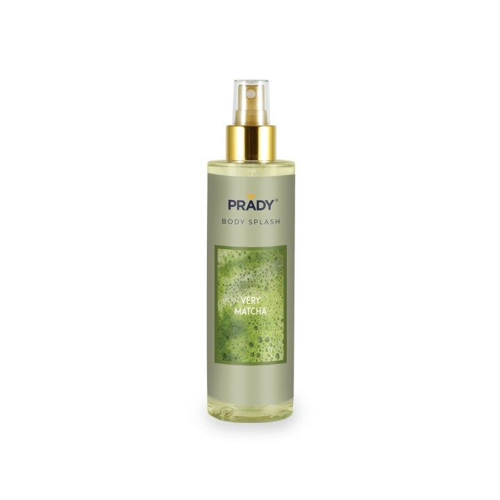 Prady Body Splash Very Matcha - Frasco de 250 ml - Spray Pulverizador