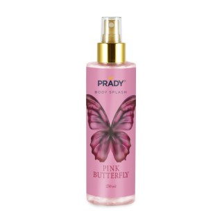 Prady Body Splash Pink Butterfly - Frasco de 250 ml - Spray Pulverizador